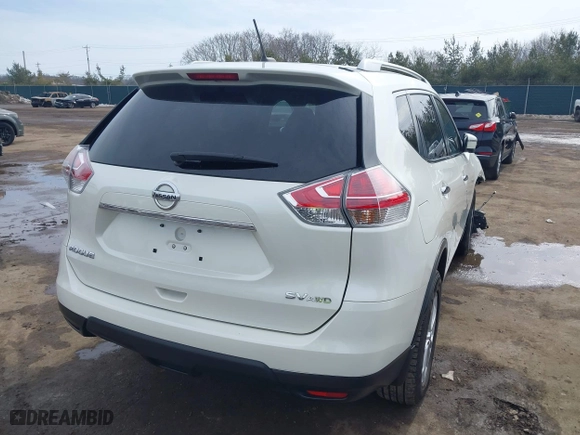 2016 Nissan Rogue S with VIN JN8AT2MV2GW139801, listed as a IAAI auction lot 41593327 with 106,274 mi miles. Bid and sale history available at carsss.com. Image 4.