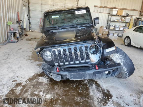 2020 Jeep Wrangler Unlimited Recon with VIN 1C4HJXFN0LW263201, listed as a Copart auction lot 79129424 with 73,405 mi miles and Salvage title. Bid and sale history available at DreamBid. Image 5.