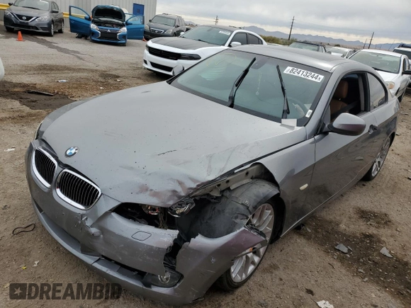 2010 BMW 3 Series 328i with VIN WBAWV1C56AP123879, listed as a Copart auction lot 82413244 with Not Provided miles and Salvage Title. Bid and sale history available at carsss.com. Image 1.