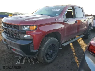 2019 Chevrolet Silverado 1500 Custom Trail Boss with VIN 3GCPYCEFXKG232674, listed as a Copart auction lot 43594595 with 83,558 mi miles and Salvage Title. Bid and sale history available at carsss.com. Image 1.