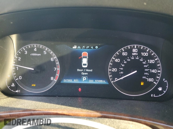 2015 Hyundai Equus Ultimate z VIN KMHGH4JH4FU093847, wystawiony jako Copart lot #83905174 z przebiegiem 57 499 mil mil oraz Szkoda całkowita • Salvage title. Historia ofert i sprzedaży dostępna na DreamBid. Obrazek 9.