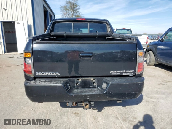 2006 Honda Ridgeline RTL with VIN 2HJYK16546H573117, listed as a Copart auction lot 74472753 with 135,665 mi miles and Salvage Title. Bid and sale history available at carsss.com. Image 6.