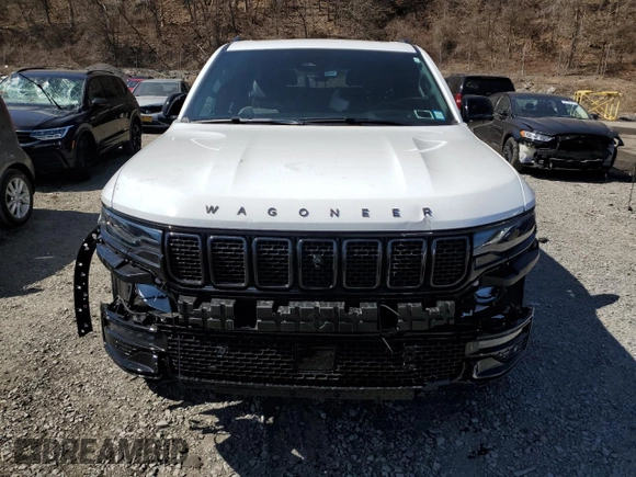 2024 Jeep Wagoneer Series II Carbide with VIN 1C4SJVBP6RS187825, listed as a Copart auction lot 50468435 with 7,751 mi miles and Salvage title. Bid and sale history available at DreamBid. Image 5.
