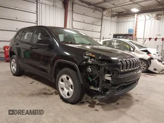 2016 Jeep Cherokee Sport with VIN 1C4PJMAB0GW321370, listed as a IAAI auction lot 41487094 with 131,336 mi miles and . Bid and sale history available at DreamBid. Image 1.