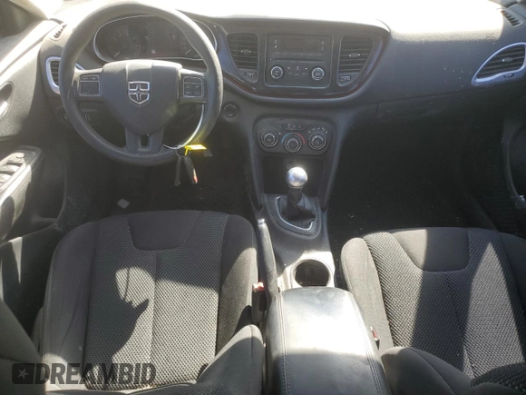2016 Dodge Dart SE with VIN 1C3CDFAA8GD749843, listed as a Copart auction lot 50547034 with 206,693 mi miles and Salvage Title. Bid and sale history available at carsss.com. Image 8.