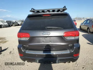 2015 Jeep Grand Cherokee Overland with VIN 1C4RJFCT2FC628727, listed as a Copart auction lot 48972095 with 155,435 mi miles and Salvage Title. Bid and sale history available at carsss.com. Image 6.