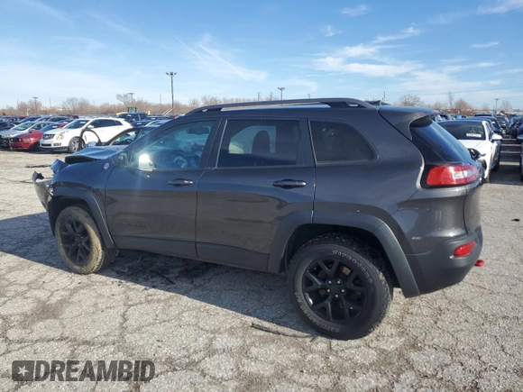 2016 Jeep Cherokee Trailhawk with VIN 1C4PJMBS7GW288639, listed as a Copart auction lot 84059884 with 76,169 mi miles and Non repairable. Bid and sale history available at DreamBid. Image 2.