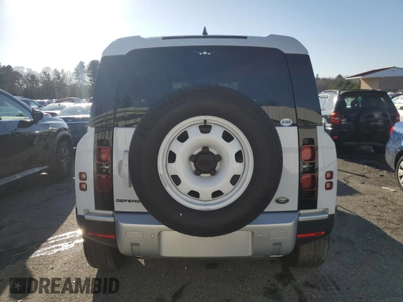 2023 Land Rover Defender S with VIN SALEJ6EX6P2147281, listed as a Copart auction lot 84217414 with 27,758 mi miles and Salvage title. Bid and sale history available at DreamBid. Image 6.