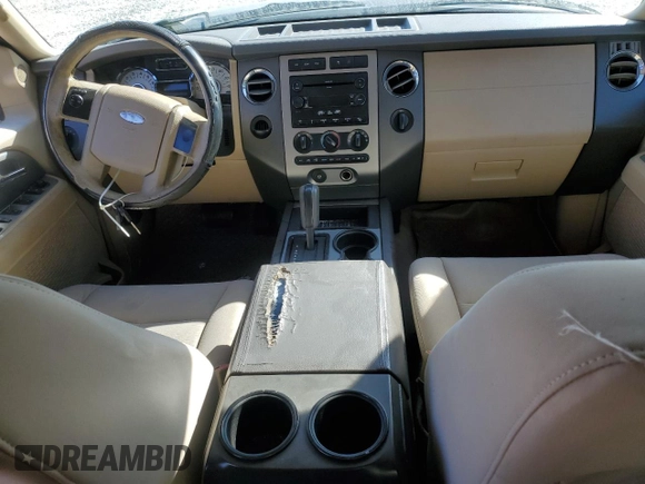 2007 Ford Expedition Max XLT with VIN 1FMFK15527LA30572, listed as a Copart auction lot 76286944 with 240,433 mi miles and Salvage title. Bid and sale history available at DreamBid. Image 8.