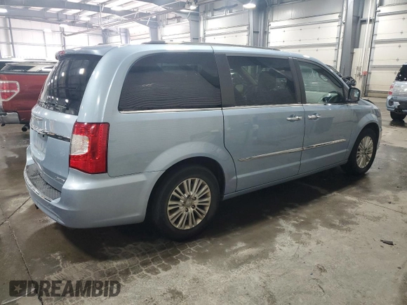 2013 Chrysler Town & Country Limited with VIN 2C4RC1GG9DR646141, listed as a Copart auction lot 49809545 with 129,720 mi miles and Salvage Title. Bid and sale history available at carsss.com. Image 3.