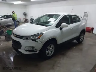 2018 Chevrolet Trax LS with VIN KL7CJNSB1JB694710, listed as a IAAI auction lot 41551014 with 126,006 mi miles. Bid and sale history available at carsss.com. Image 2.