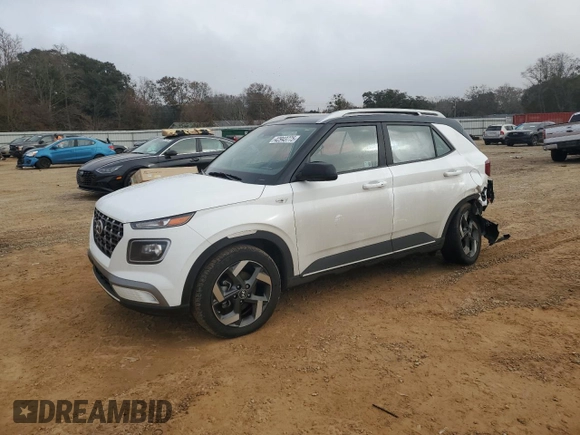 2024 Hyundai Venue Limited with VIN KMHRC8A35RU336797, listed as a Copart auction lot 42943775 with 11,321 mi miles and Non Repairable. Bid and sale history available at DreamBid. Image 1.