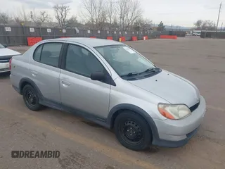 2000 Toyota ECHO with VIN JTDBT1235Y0060266, listed as a IAAI auction lot 41840654 with 98,479 mi miles. Bid and sale history available at carsss.com. Image 1.