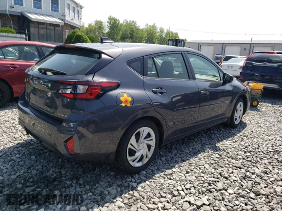 2024 Subaru Impreza z VIN JF1GUABCXR8325596, wystawiony jako Copart lot #60879365 z przebiegiem 12 614 mil mil oraz Szkoda całkowita • Salvage title. Historia ofert i sprzedaży dostępna na DreamBid. Obrazek 3.