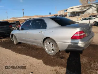 2004 Lexus LS 430 with VIN JTHBN36F040158835, listed as a Copart auction lot 49911385 with 204,326 mi miles and Salvage Title. Bid and sale history available at DreamBid. Image 2.