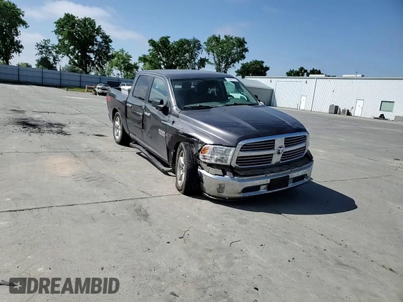 2017 Ram 1500 Big Horn with VIN 1C6RR7LM8HS872244, listed as a Copart auction lot 53656155 with 75,822 mi miles and Salvage Title. Bid and sale history available at carsss.com. Image 14.