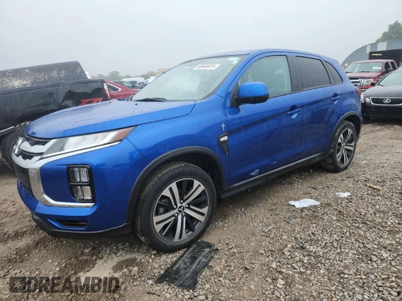 2020 Mitsubishi Outlander ES with VIN JA4AR3AU0LU010368, listed as a Copart auction lot 60640025 with 43,553 mi miles and Salvage title. Bid and sale history available at DreamBid. Image 1.