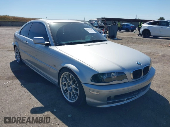 2000 BMW 3 Series 323Ci with VIN WBABM3346YJN63358, listed as a IAAI auction lot 42177145 with 25,361 mi miles and . Bid and sale history available at carsss.com. Image 1.