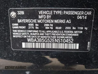 2014 BMW 3 Series 328i xDrive with VIN WBA3B5G52ENS10452, listed as a IAAI auction lot 41940823 with 177,830 mi miles. Bid and sale history available at carsss.com. Image 9.