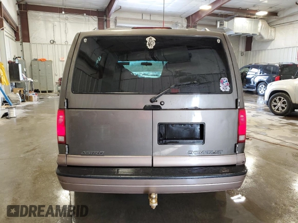2000 Chevrolet Astro with VIN 1GNEL19W1YB207689, listed as a Copart auction lot 54711595 with 253,766 mi miles and Non Repairable. Bid and sale history available at carsss.com. Image 6.
