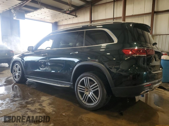 2021 Mercedes-Benz GLS 450 with VIN 4JGFF5KE6MA419030, listed as a Copart auction lot 59041075 with 39,780 mi miles and Salvage title. Bid and sale history available at DreamBid. Image 2.