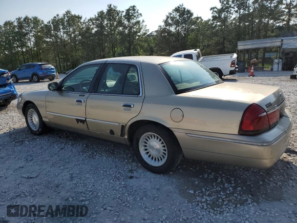 1999 Mercury Grand Marquis LS with VIN 2MEFM75W1XX600671, listed as a Copart auction lot 53323735 with 244,781 mi miles and Salvage Title. Bid and sale history available at DreamBid. Image 2.