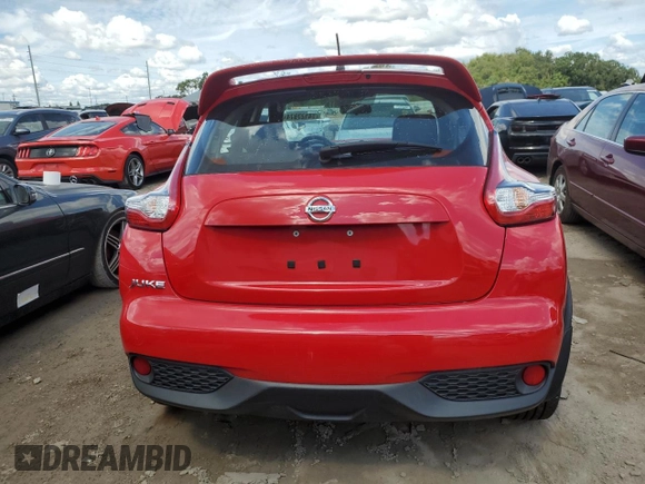 2017 Nissan Juke S with VIN JN8AF5MR6HT703027, listed as a Copart auction lot 43334215 with Not Provided miles and Non Repairable. Bid and sale history available at DreamBid. Image 6.