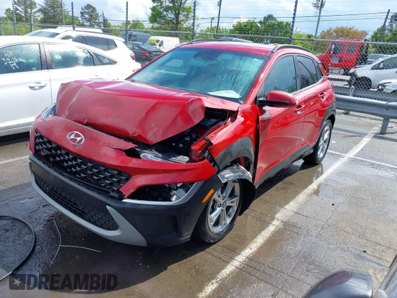 2022 Hyundai Kona SEL with VIN KM8K62AB6NU910444, listed as a IAAI auction lot 42017223 with 40,138 mi miles and . Bid and sale history available at carsss.com. Image 18.