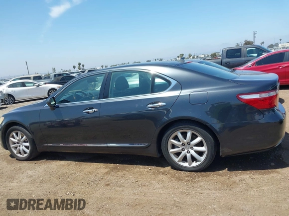 2007 Lexus LS 460 with VIN JTHBL46F275026095, listed as a IAAI auction lot 42168849 with 241,137 mi miles. Bid and sale history available at carsss.com. Image 14.