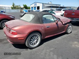 2001 BMW Z3 3.0 with VIN WBACN53451LJ57448, listed as a Copart auction lot 53982215 with 121,721 mi miles and Salvage title. Bid and sale history available at DreamBid. Image 3.
