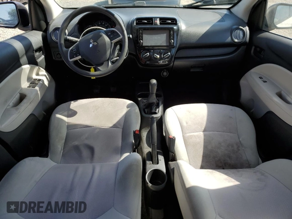 2019 Mitsubishi Mirage ES with VIN ML32F3FJ7KHF03222, listed as a Copart auction lot 55153875 with 121,003 mi miles and Clean title. Bid and sale history available at DreamBid. Image 8.