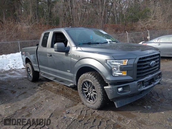 2017 Ford F-150 XL with VIN 1FTEX1EP3HFC54727, listed as a IAAI auction lot 41462133 with 87,250 mi miles. Bid and sale history available at carsss.com. Image 1.