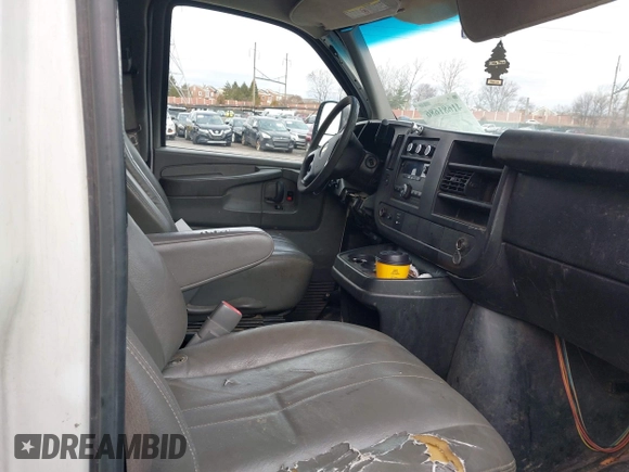 2013 Chevrolet Express Cargo with VIN 1GCWGFCA7D1123775, listed as a IAAI auction lot 41681686 with Not provided miles and . Bid and sale history available at DreamBid. Image 5.