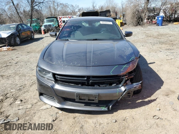 2022 Dodge Charger SXT with VIN 2C3CDXBG6NH219847, listed as a Copart auction lot 48360575 with 37,202 mi miles and Salvage Title. Bid and sale history available at DreamBid. Image 5.