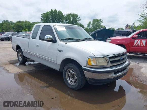 1997 Ford F-150 with VIN 1FTDX176XVKD24498, listed as a IAAI auction lot 42776008 with 191,126 mi miles and . Bid and sale history available at DreamBid. Image 1.