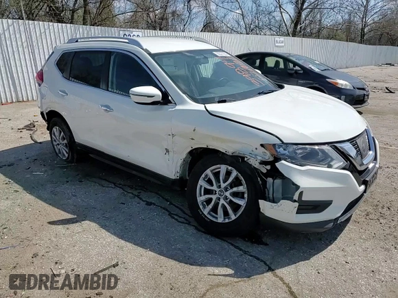 2017 Nissan Rogue SV with VIN KNMAT2MTXHP606629, listed as a Copart auction lot 50527055 with 121,666 mi miles and Salvage Title. Bid and sale history available at carsss.com. Image 11.