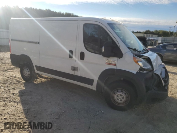 2020 Ram ProMaster Cargo with VIN 3C6TRVAG0LE121559, listed as a Copart auction lot 75830994 with 77,775 mi miles and Salvage Title. Bid and sale history available at DreamBid. Image 4.