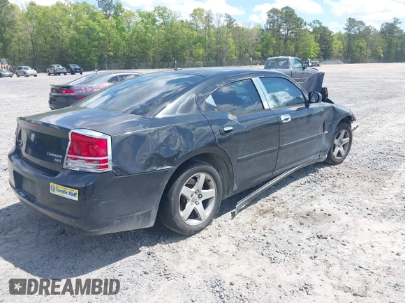 2010 Dodge Charger SXT with VIN 2B3CA3CV4AH267479, listed as a IAAI auction lot 42014408 with Not Provided miles. Bid and sale history available at carsss.com. Image 4.