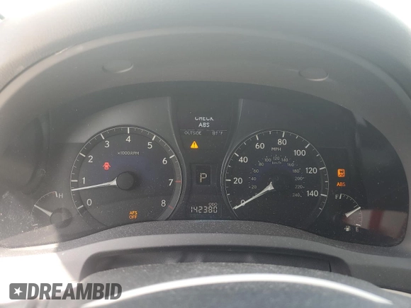 2010 Lexus RX 350 with VIN 2T2BK1BA7AC013300, listed as a Copart auction lot 53791255 with 142,380 mi miles and Salvage Title. Bid and sale history available at DreamBid. Image 9.