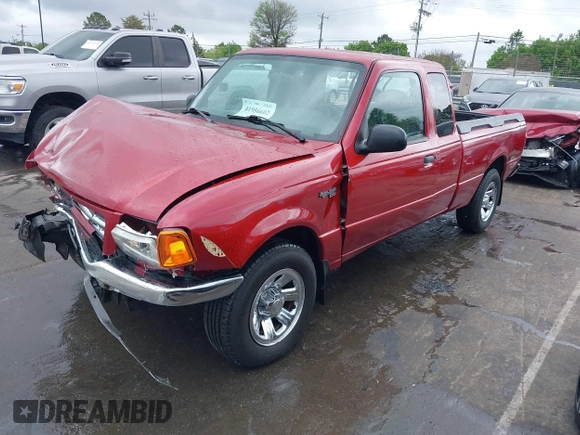 2001 Ford Ranger XLT Appearance with VIN 1FTYR14E81TA29380, listed as a IAAI auction lot 41956602 with 165,528 mi miles. Bid and sale history available at carsss.com. Image 17.