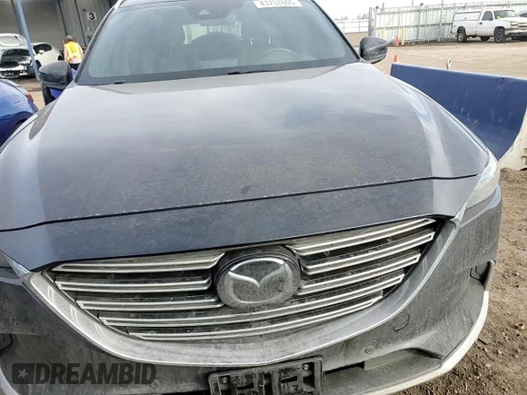 2019 Mazda CX-9 Grand Touring with VIN JM3TCBDY4K0300750, listed as a Copart auction lot 43757605 with 55,057 mi miles and Salvage Title. Bid and sale history available at carsss.com. Image 11.