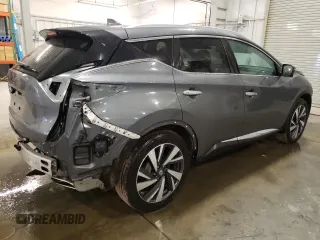 2018 Nissan Murano Platinum with VIN 5N1AZ2MH7JN163055, listed as a Copart auction lot 52533705 with 78,816 mi miles and Salvage Title. Bid and sale history available at carsss.com. Image 3.