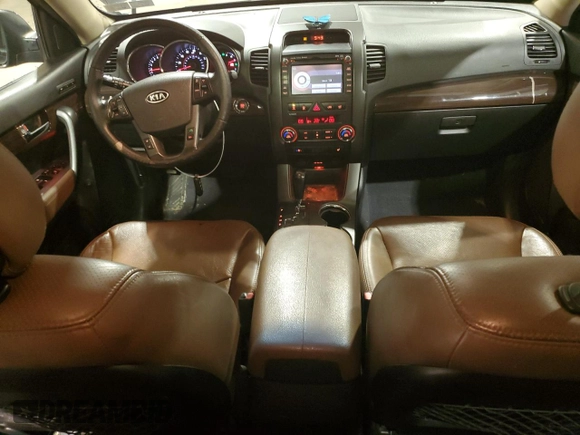 2012 Kia Sorento EX with VIN 5XYKUDA27CG281054, listed as a Copart auction lot 46639705 with 129,816 mi miles and Salvage Title. Bid and sale history available at carsss.com. Image 8.