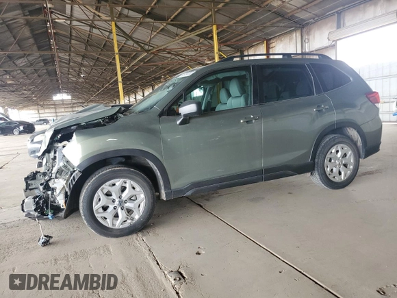 2021 Subaru Forester with VIN JF2SKADC3MH483442, listed as a Copart auction lot 56750255 with 63,849 mi miles and Salvage title. Bid and sale history available at DreamBid. Image 1.