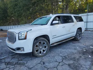 2015 GMC Yukon XL Denali with VIN 1GKS1JKJ8FR694866, listed as a Copart auction lot 73799684 with 0 mi miles and Salvage Title. Bid and sale history available at carsss.com. Image 1.