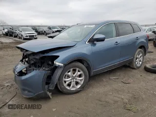 2014 Mazda CX-9 Sport with VIN JM3TB2BA7E0434407, listed as a Copart auction lot 45029515 with 117,200 mi miles and Salvage title. Bid and sale history available at DreamBid. Image 1.