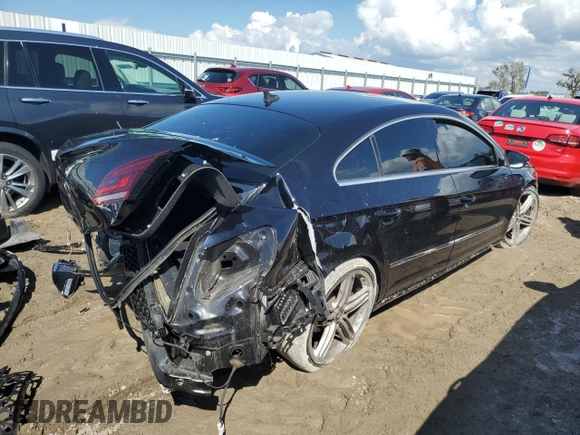 2014 Volkswagen CC Sport with VIN WVWBN7AN6EE531288, listed as a Copart auction lot 73797714 with 56,331 mi miles and Salvage Title. Bid and sale history available at DreamBid. Image 3.