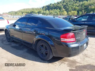 2008 Dodge Avenger SXT with VIN 1B3LC56K08N219664, listed as a IAAI auction lot 40523495 with 347,666 mi miles. Bid and sale history available at carsss.com. Image 3.