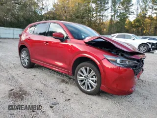 2023 Mazda CX-5 Signature with VIN JM3KFBXY5P0289361, listed as a Copart auction lot 80130214 with 17,464 mi miles and Salvage Title. Bid and sale history available at carsss.com. Image 4.
