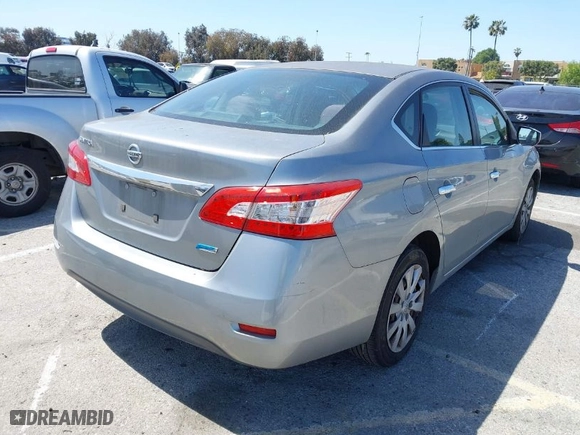 2014 Nissan Sentra SV with VIN 3N1AB7AP9EY279824, listed as a IAAI auction lot 41965233 with 155,850 mi miles. Bid and sale history available at carsss.com. Image 4.